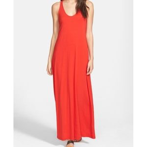 Splendid Tomato Racerback Maxi Dress - M